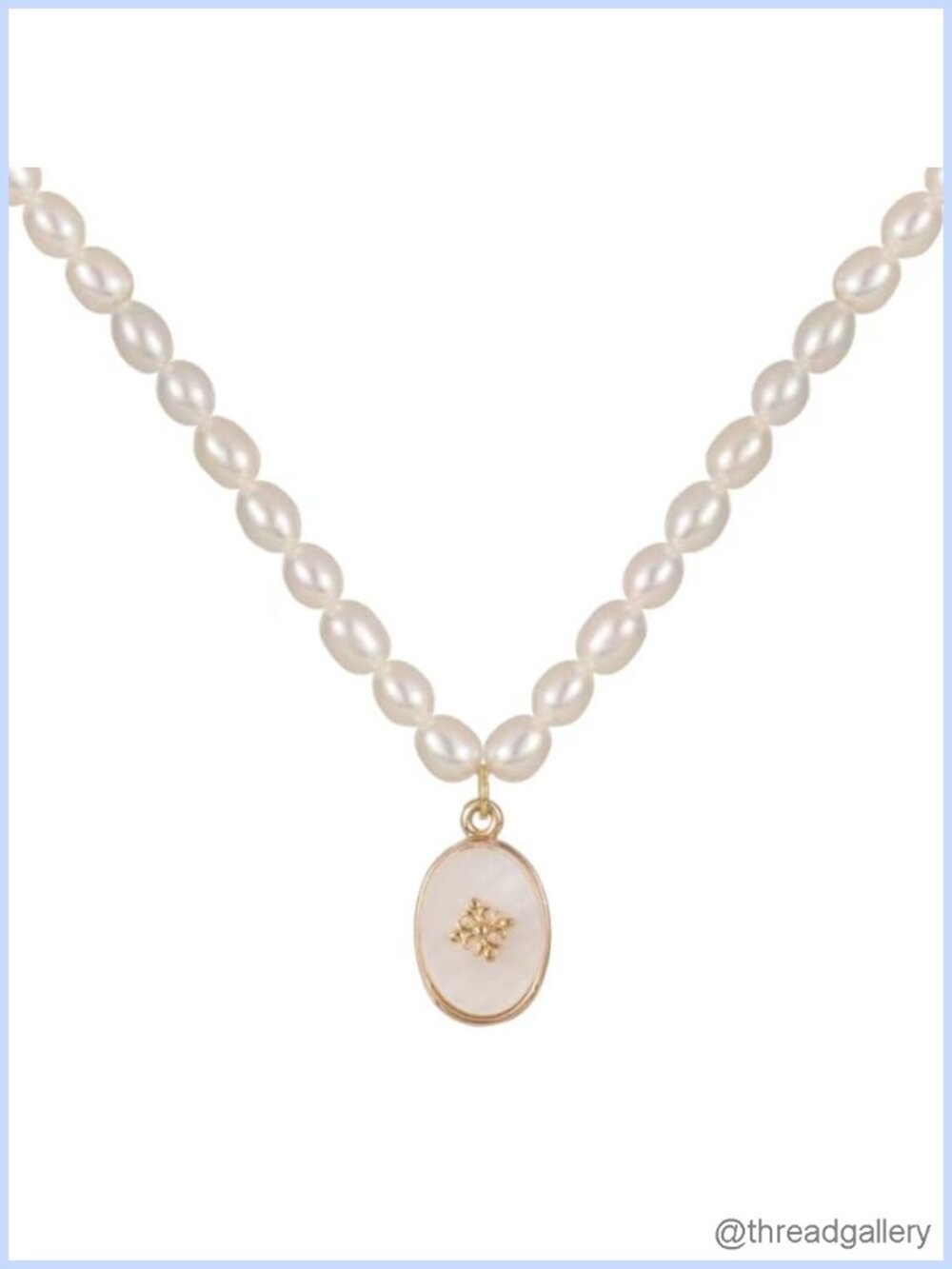 14K Gold Plated Freshwater Pearl Choker Necklace Handmade Women's Jewelry